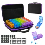Monthly Pill Organizer 2 Times Day