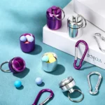 Pill Box Keychain