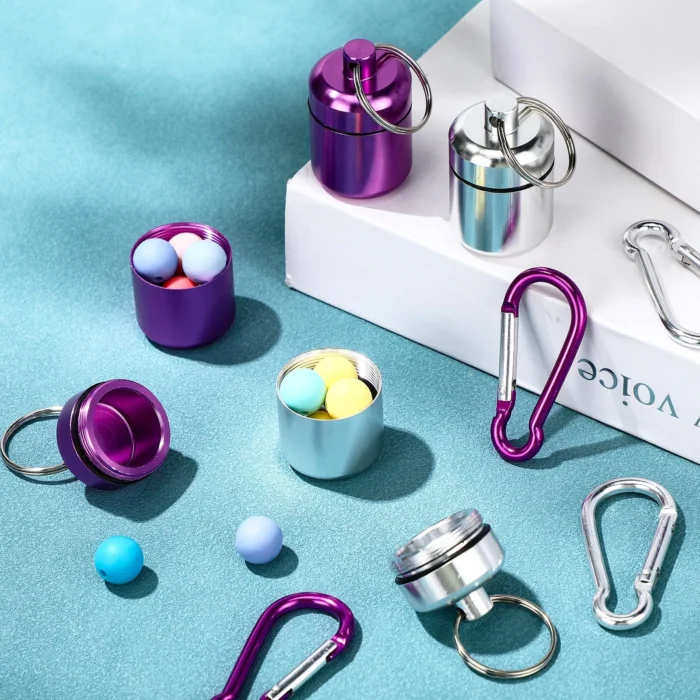 Pill Box Keychain